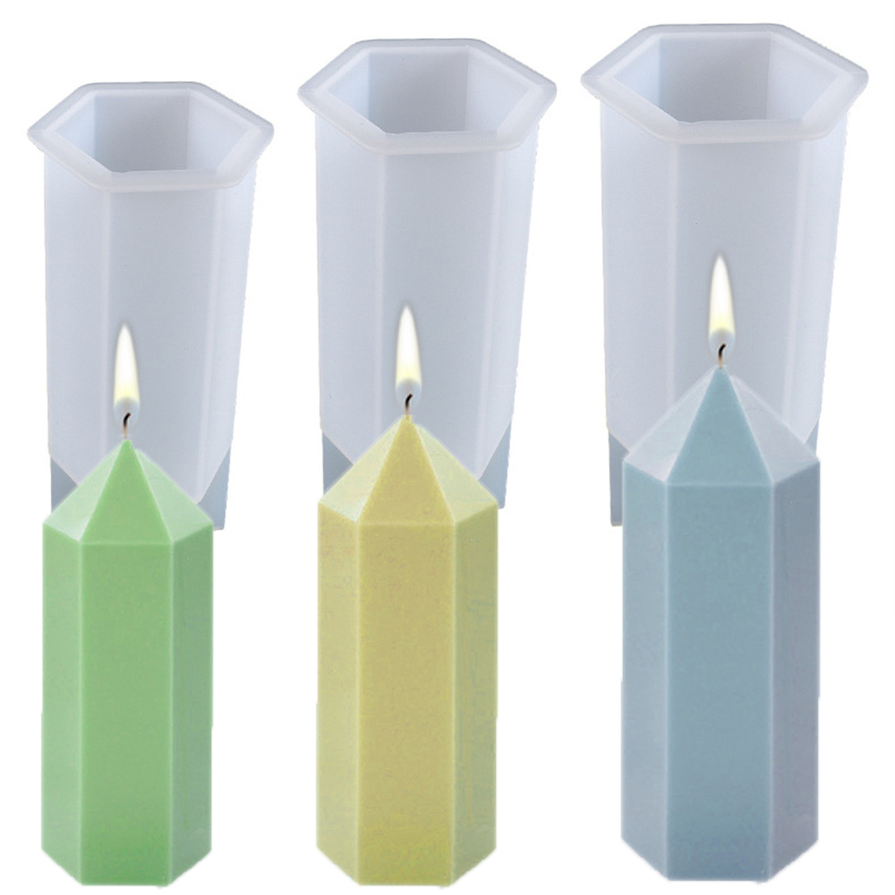 Soap Making Unit - Sześciokątne formy do świec kolumnowych 3D