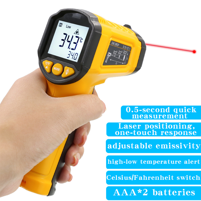 Soap Making Thermometer - TS600 Bezdotykowy termometr na podczerwień HYTAIS
