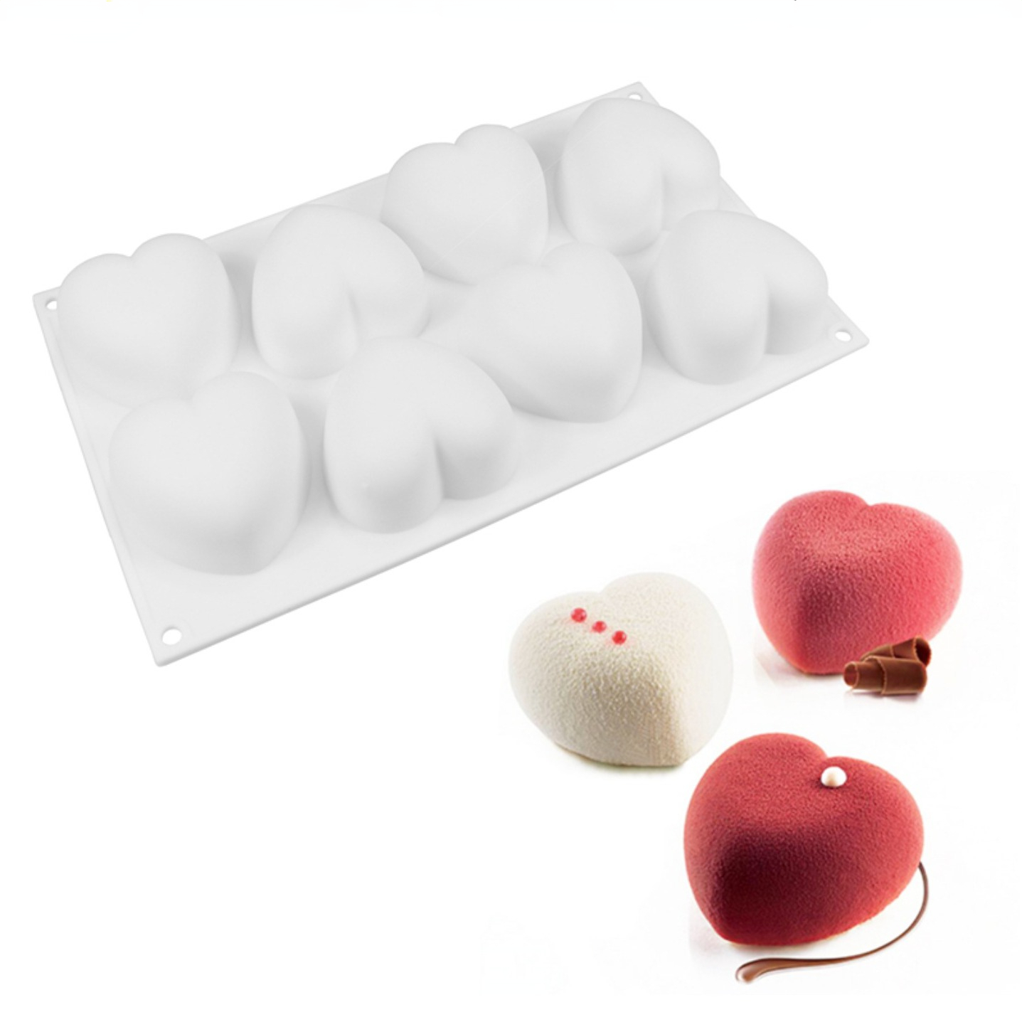 Soap Making Unit - Miłość serce silikonowe formy do mydła