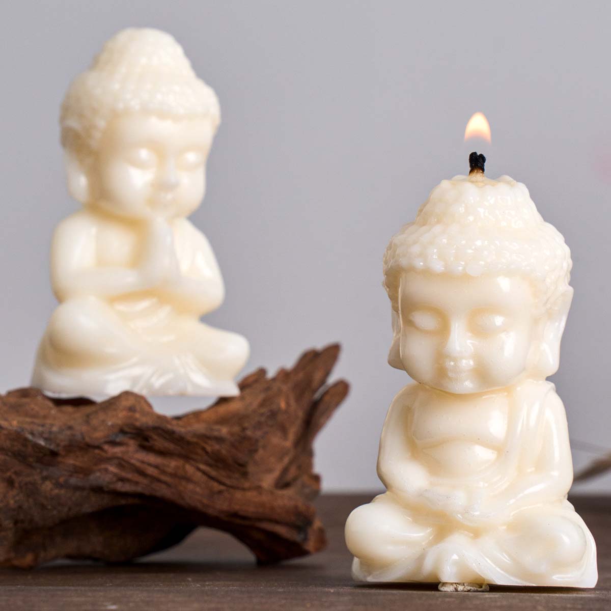 Soap Making Process - Forma silikonowa 3D Budda do świec