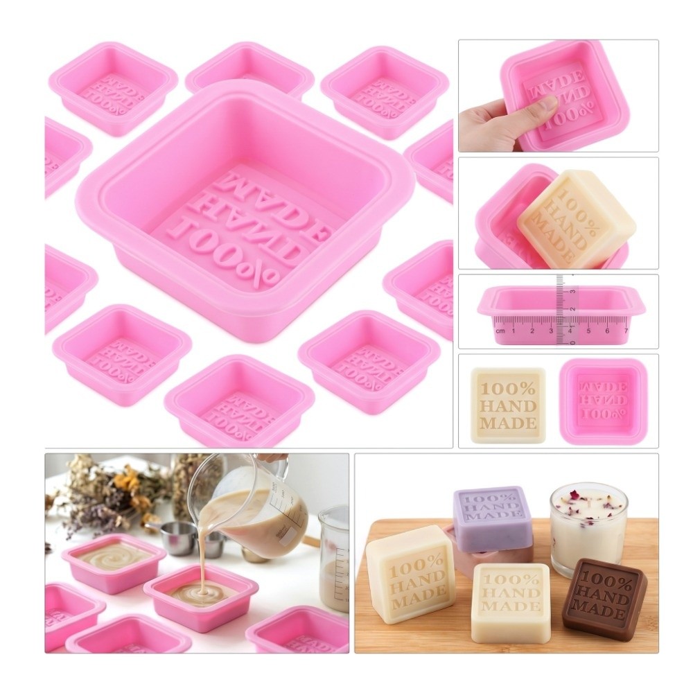 25 SZT. Silikonowe Formy do My – Soap Making Process recenzja i cena